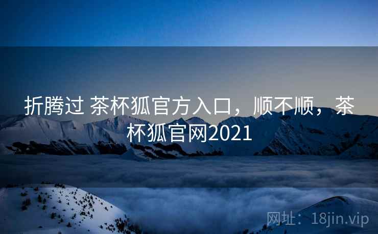 折腾过 茶杯狐官方入口，顺不顺，茶杯狐官网2021  第2张