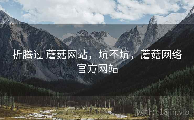 折腾过 蘑菇网站，坑不坑，蘑菇网络官方网站  第2张